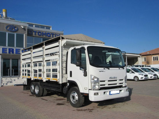 2011 ISUZU NPR 3D 8 TEKER TENTELİ AHŞAP KASA KAMYON