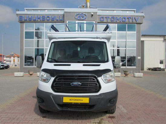 2015 TRANSIT 350M TENTELİ TEK KABİN KAMYONET AC