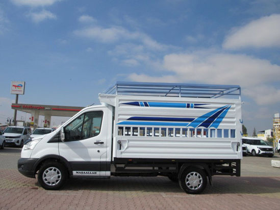 2015 TRANSIT 350M TENTELİ TEK KABİN KAMYONET AC